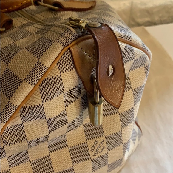 Authentic Louis Vuitton speedy 35 damier Azur - Picture 4 of 7